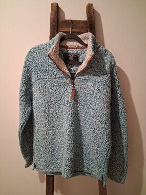 True Grit Sherpa Small Pullover 1/4 Zip Cute Fuzzy Soft Warm The Shirt Shop